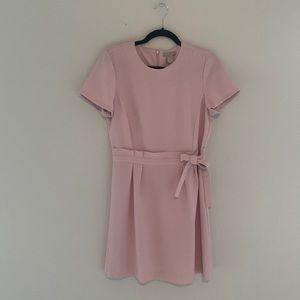 H&M Pink Tie Short Dress